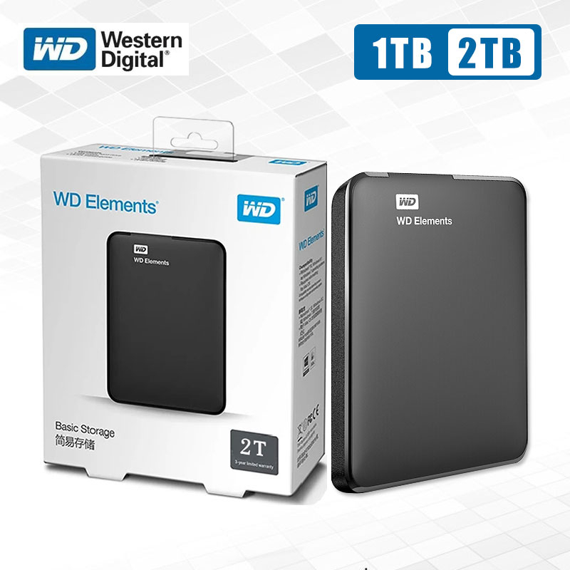 Ổ Cứng di động WD Elements 1TB-2TB-500GB-320GB bảo hành 36 tháng[24 tháng lỗi đổi mới]