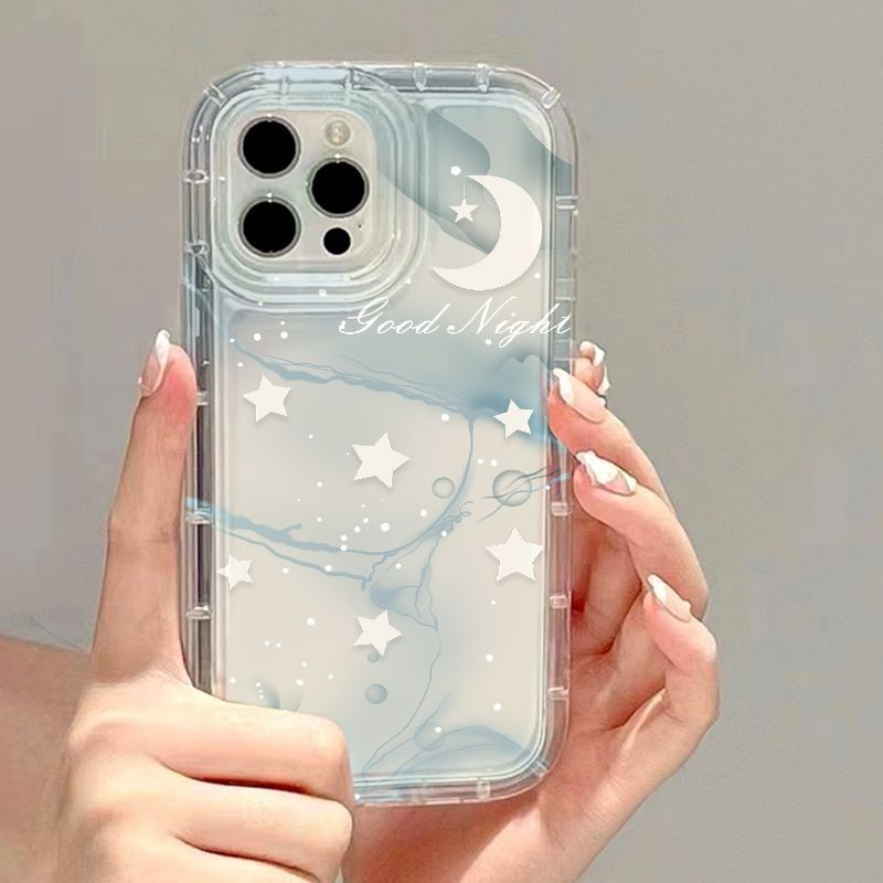 Ốp lưng iphone TRONG XANH SAO TRĂNG 7/8Plus/X/XS/XsMax/11/12/13/14Promax