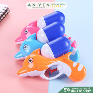 Súng nước cho trẻ em cá heo, súng nước nhỏ, tắm cho bé, đồ chơi nước, bãi biển mùa hè