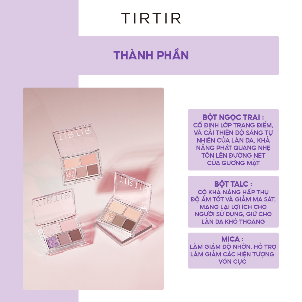 Bảng phấn mắt TIRTIR EYE DRESS SHADOW PALETTE 5.3g