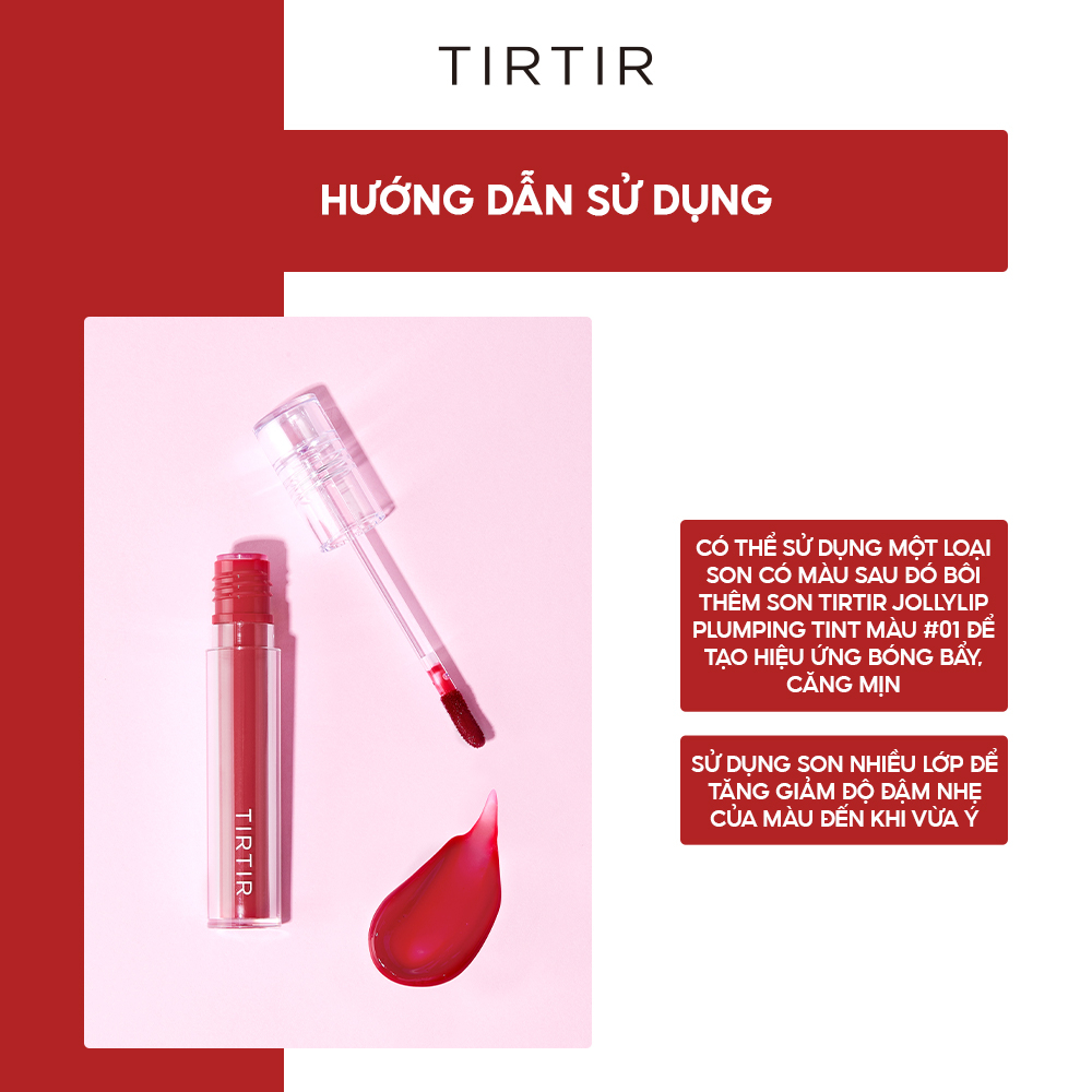 Son bóng TIRTIR JOLLYLIP PLUMPING TINT 38g