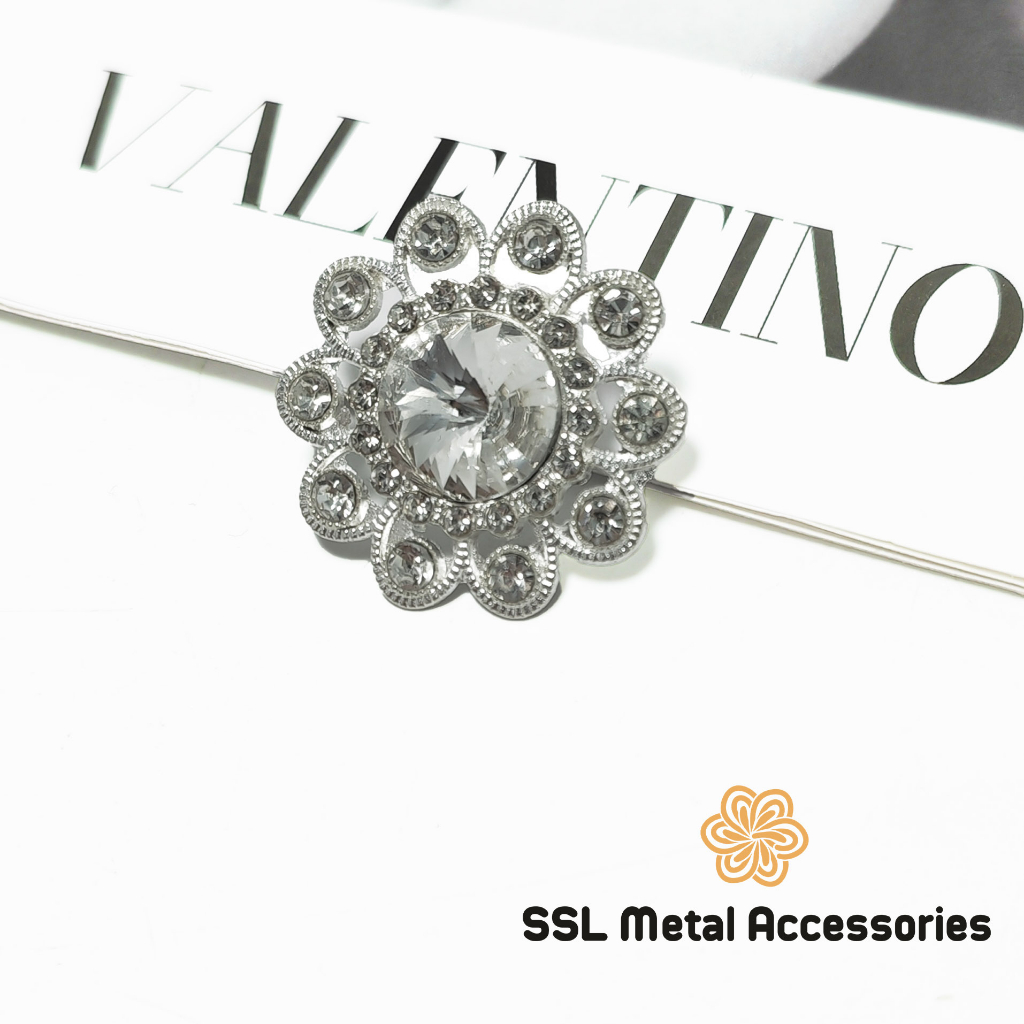 Cúc áo xịn kim loại thời trang mới cho áo sơ mi. áo vest, váy BTN-11, 28mm