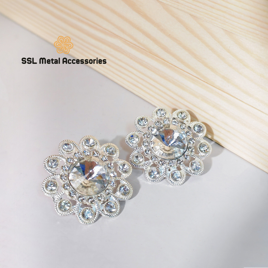 Cúc áo xịn kim loại thời trang mới cho áo sơ mi. áo vest, váy BTN-11, 28mm