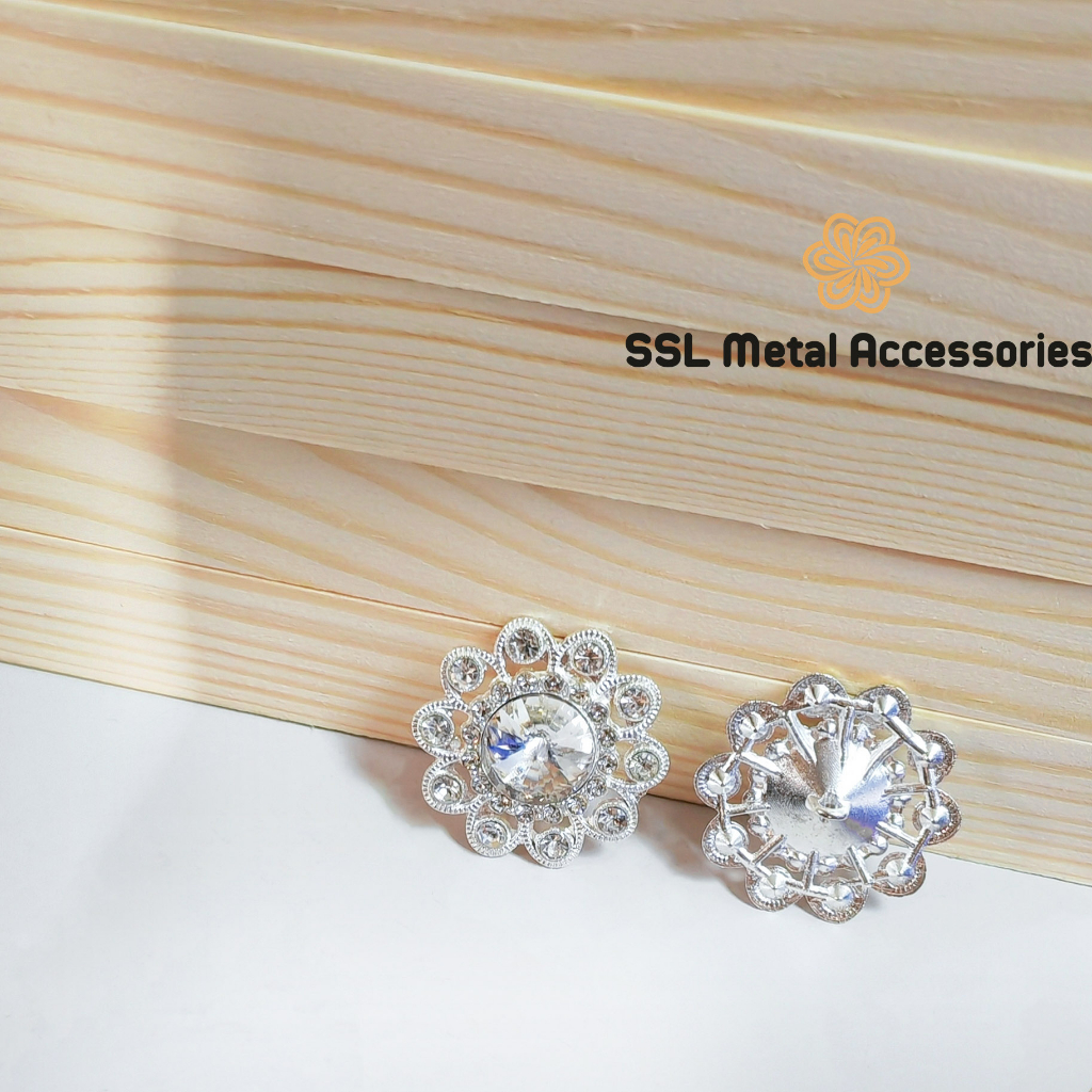 Cúc áo xịn kim loại thời trang mới cho áo sơ mi. áo vest, váy BTN-11, 28mm