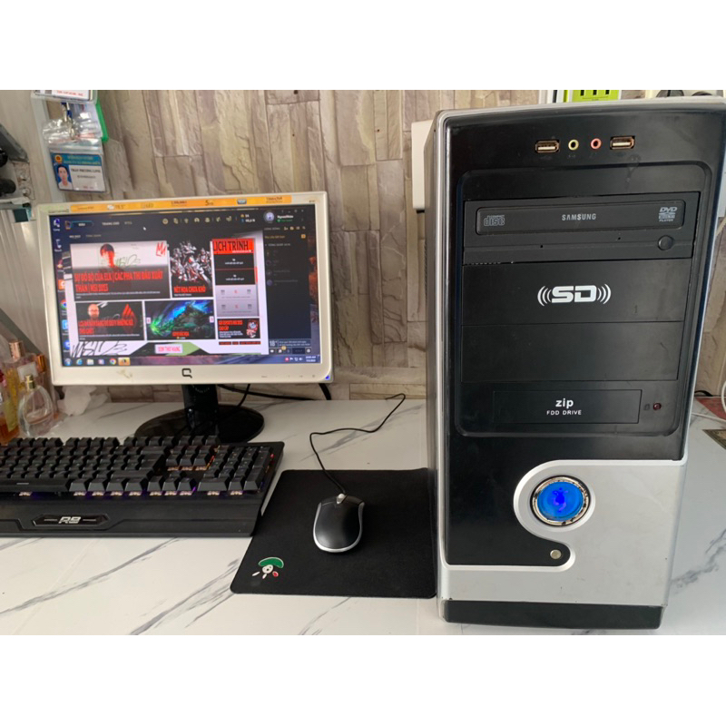 Thùng cpu HP E7500 Văn phòng giải trí tốt