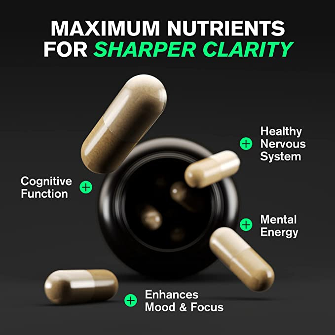 VitaRaw Lion's Mane 2400mg - Viên uống nấm hầu thủ giúp hỗ trợ chức năng não, trí nhớ, sự tập trung giảm stress 120 viên