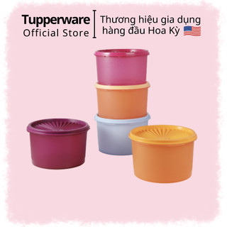 Bộ 5 hộp tròn kín nước bảo quản thực phẩm MIDI DECO - Hộp đa năng trữ mát, trữ khô