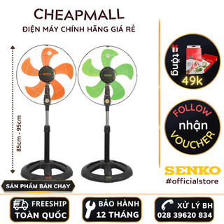 Quạt đứng - quạt cây - quạt lỡ - quạt lửng thân sắt/inox senko lts1632 / lts1636 / ls1630 - cheapmall