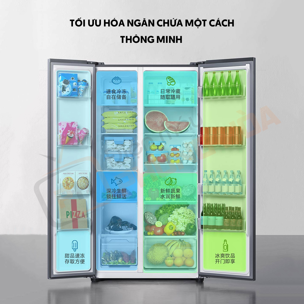 Tủ lạnh 2 cánh Inventer Xiaomi Mijia 536L- Bảo hành 18 tháng