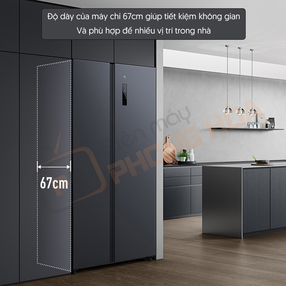 Tủ lạnh 2 cánh Inventer Xiaomi Mijia 536L- Bảo hành 18 tháng