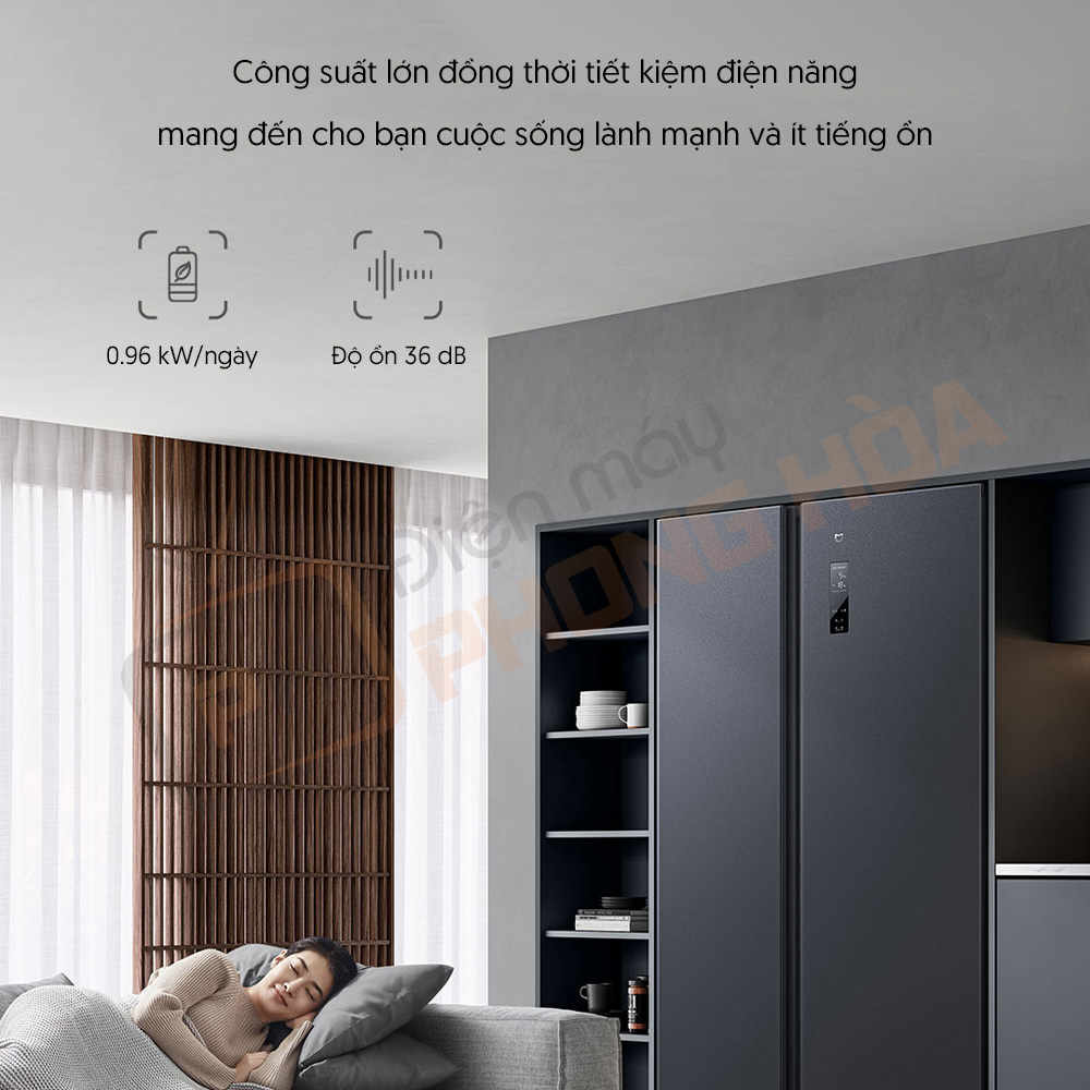 Tủ lạnh 2 cánh Inventer Xiaomi Mijia 536L- Bảo hành 18 tháng