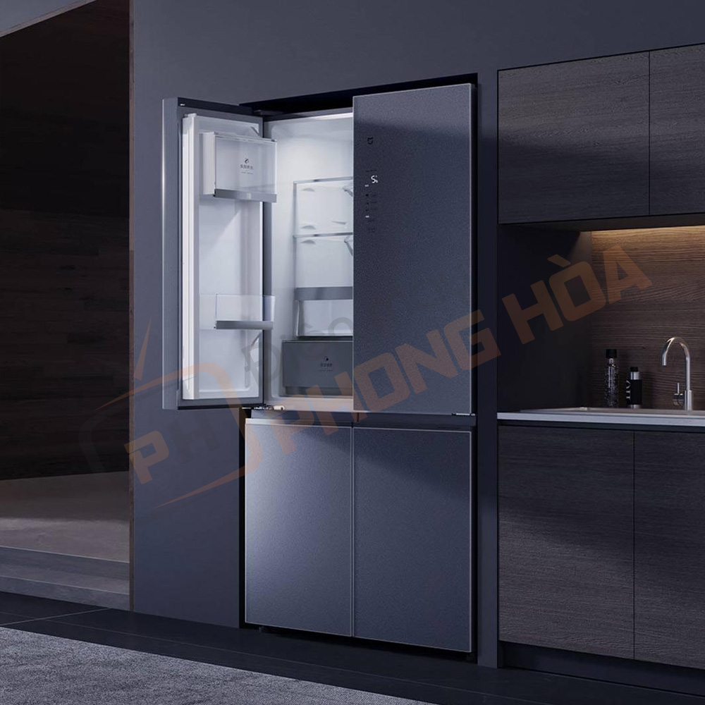 Tủ lạnh 4 cánh Inventer Xiaomi Mijia 550Lcó ngăn đông mềm - Bảo hành 18 tháng