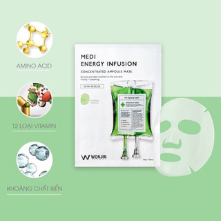 Mặt Nạ Dưỡng Da Wonjin Effect Medi Energy Infusion Mask Hàn Quốc