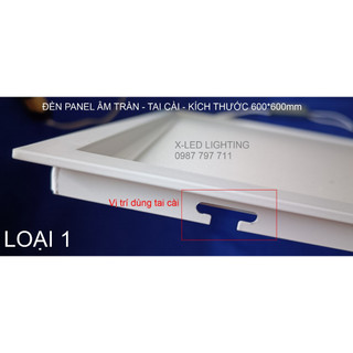 Đèn panel âm trần,300x600, 600x600, 300x1200 có tai cài - 48w