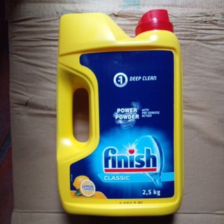 Bột Rửa Bát FINISH 2.5kg Hương Chanh - PHÂN PHỐI CHÍNH HÃNG