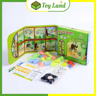Cờ ô ăn quan 6 in 1 board game gồm cờ ô ăn quan cá ngựa vây gánh nhảy caro đồ chơi