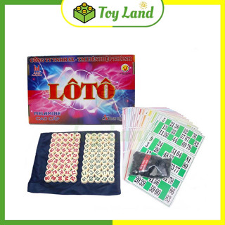 [Loại Tốt] Hộp Lô Tô Liên Hiệp Thành Loại Xịn Nhựa Melamine Cao Cấp Cờ Loto Giải Trí Đồ Chơi