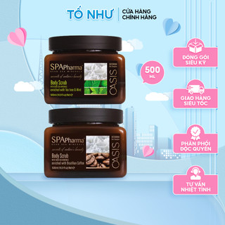 Tẩy da chết toàn thân khoáng chất biển đen SPAPharma 500ml