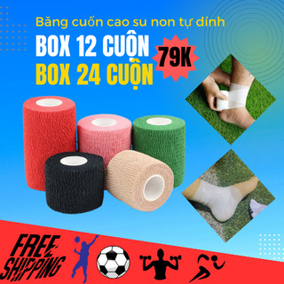 Box 24 băng cuốn thể thao tự dính băng cuốn cao su non onesportshn