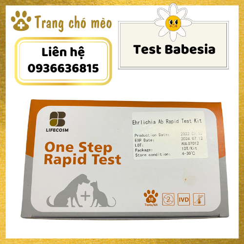 Test Babesa, test kí sinh trùng máu do Babesia gây nên