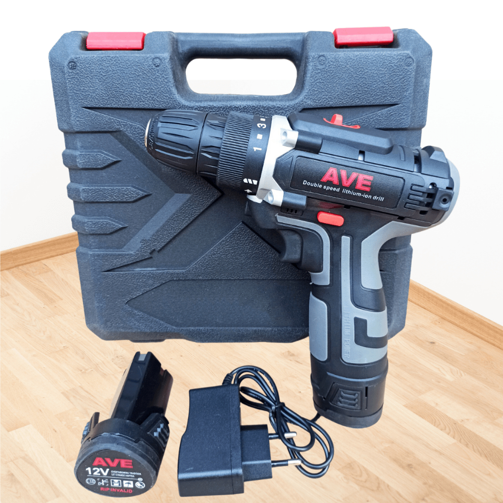 Máy Khoan Pin AVE 12V, Máy Khoan Bắt Vít Cầm Tay - Máy Khoan Pin 12V Giá Rẻ - Máy Khoan Gỗ, Khoan Sắt, Bắt Ốc vít,...