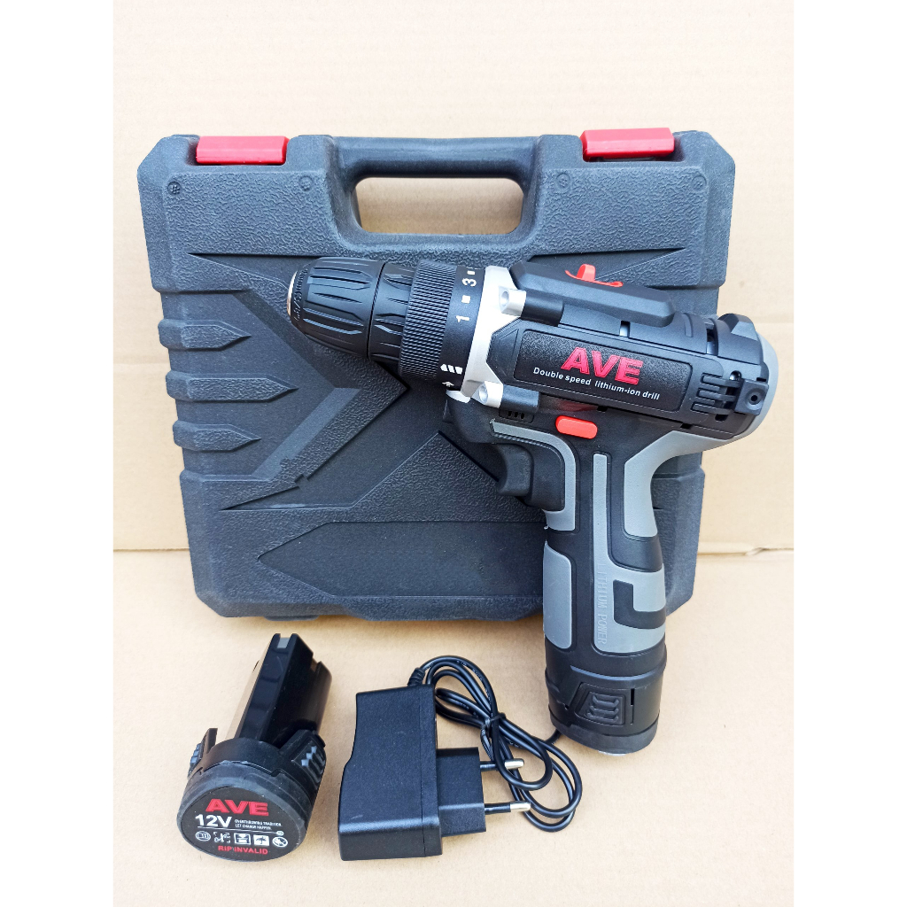 Máy Khoan Pin AVE 12V, Máy Khoan Bắt Vít Cầm Tay - Máy Khoan Pin 12V Giá Rẻ - Máy Khoan Gỗ, Khoan Sắt, Bắt Ốc vít,...