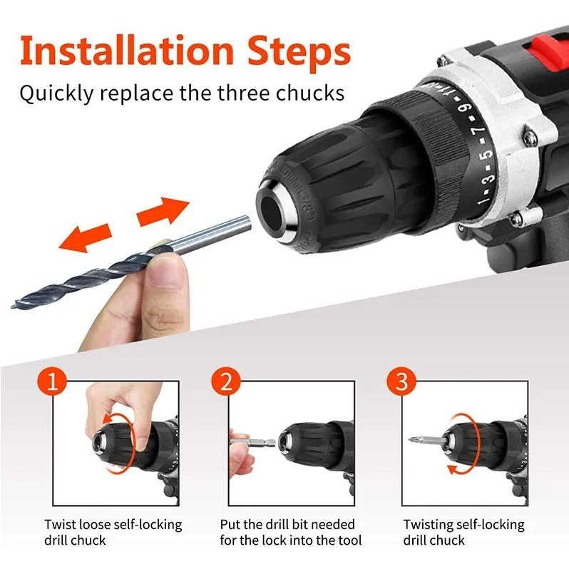 Máy Khoan Pin AVE 12V, Máy Khoan Bắt Vít Cầm Tay - Máy Khoan Pin 12V Giá Rẻ - Máy Khoan Gỗ, Khoan Sắt, Bắt Ốc vít,...