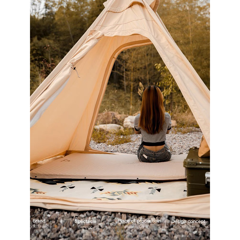 Đệm hơi dã ngoại MountainHiker tự phồng nệm hơi kèm gối tự bơm hơi