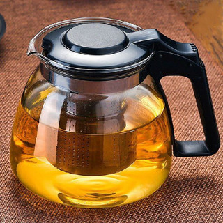 Bình pha trà ấm pha chè thủy tinh 1.8L Có lưới lọc