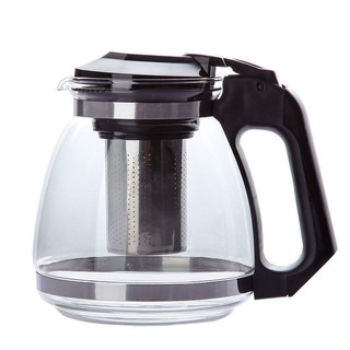 Bình pha trà ấm pha chè thủy tinh 1.8L Có lưới lọc