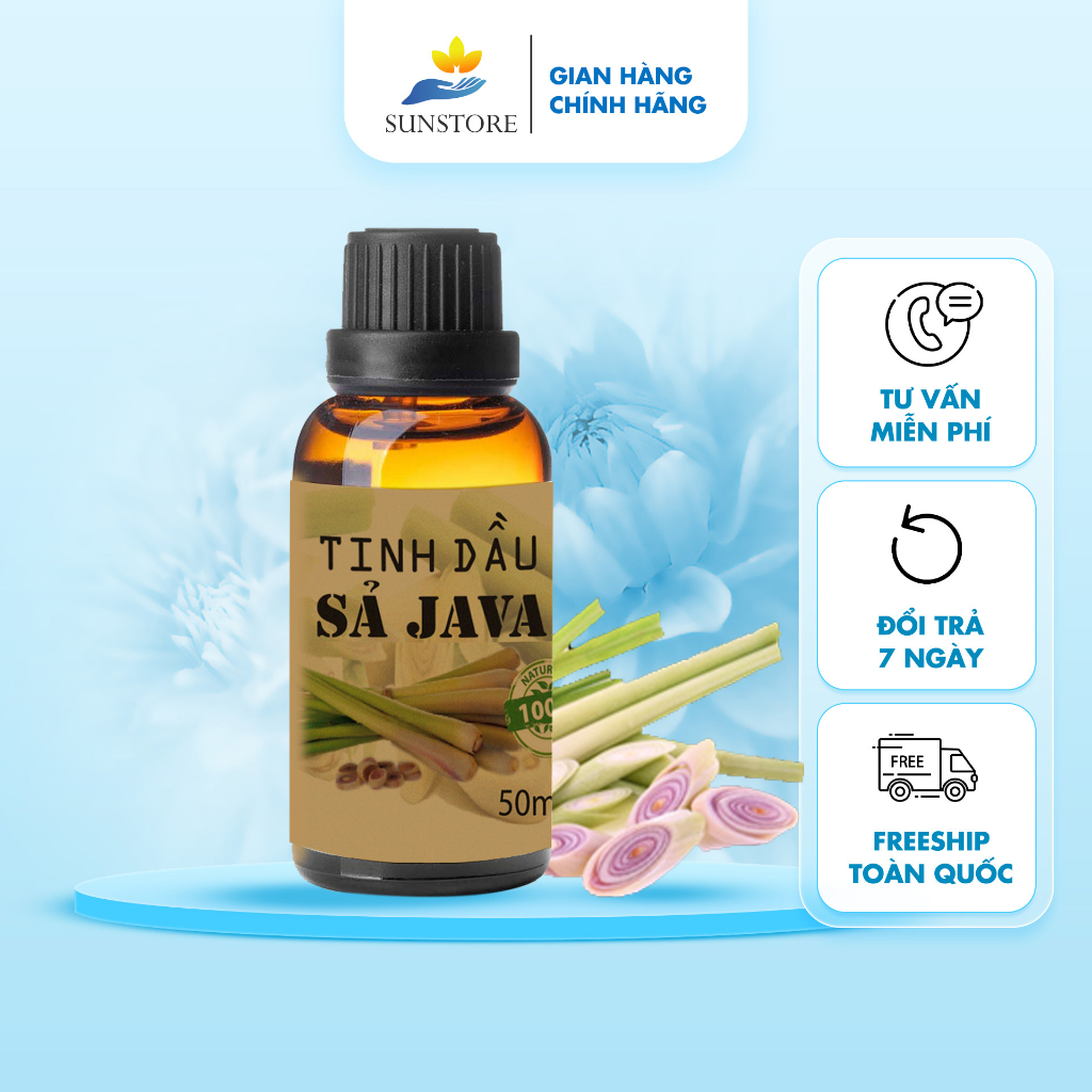 Tinh dầu Sả Java giúp khử mùi, đuổi muỗi và côn trùng hiệu quả - sunstore.office