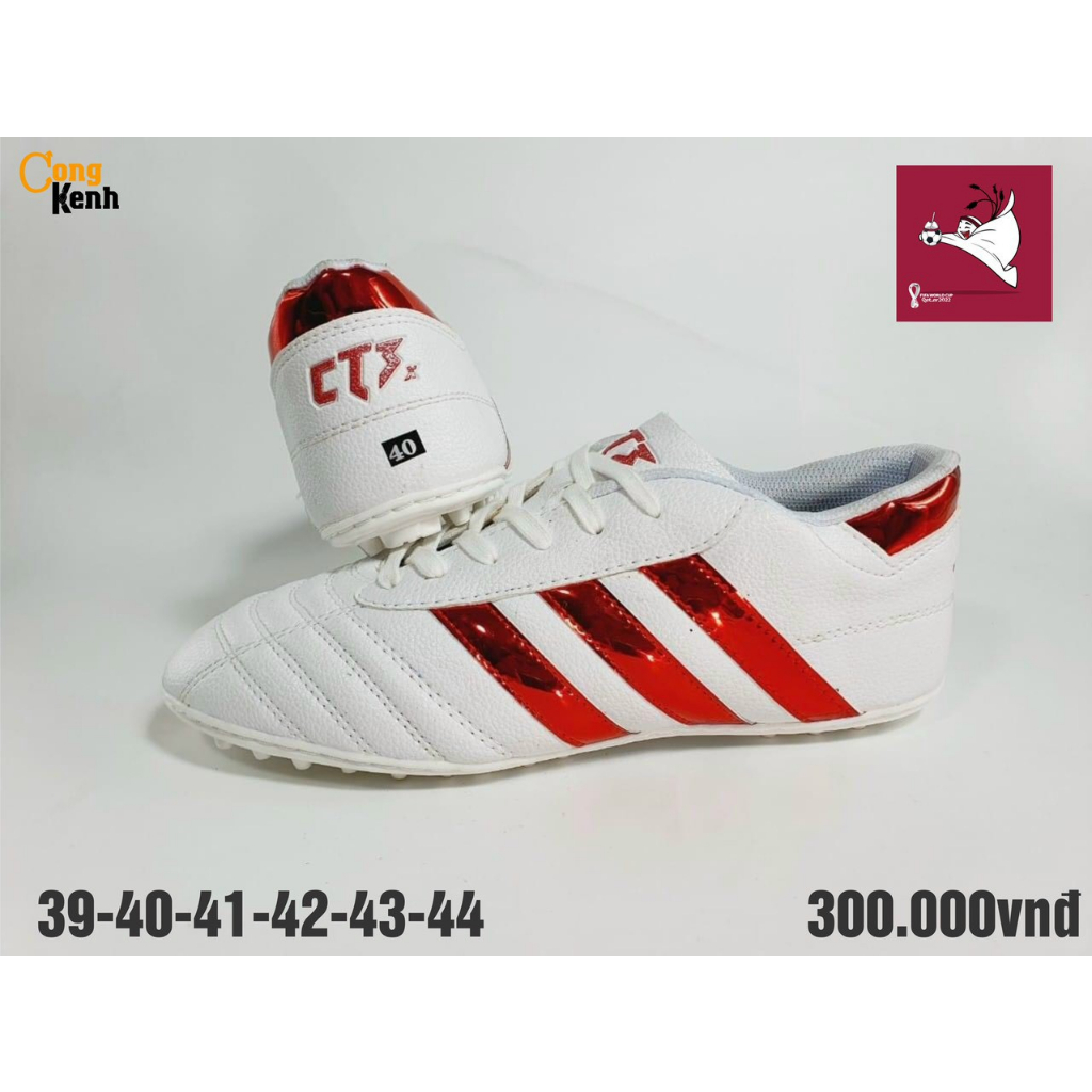 CT3 Bản Mới, Giày bóng đá Ct3 Chính Hãng-Da nhăn,Đế nhựa dẻo có in Logo và size,Khâu Full đế