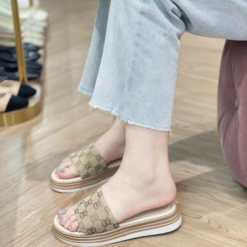 Dép Quai Ngang Guci Đế 3p