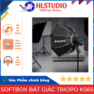 Softbox bát giác triopo ks65 cho đèn flash speedlite hl studio
