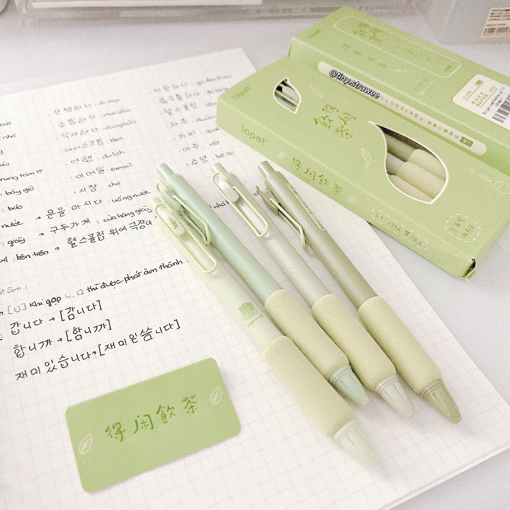 Bút gel Lopet Matcha ngòi 0.5