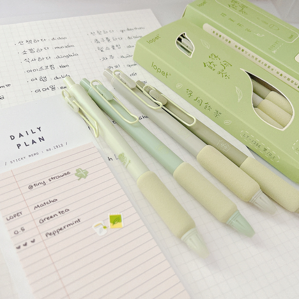 Bút gel Lopet Matcha ngòi 0.5