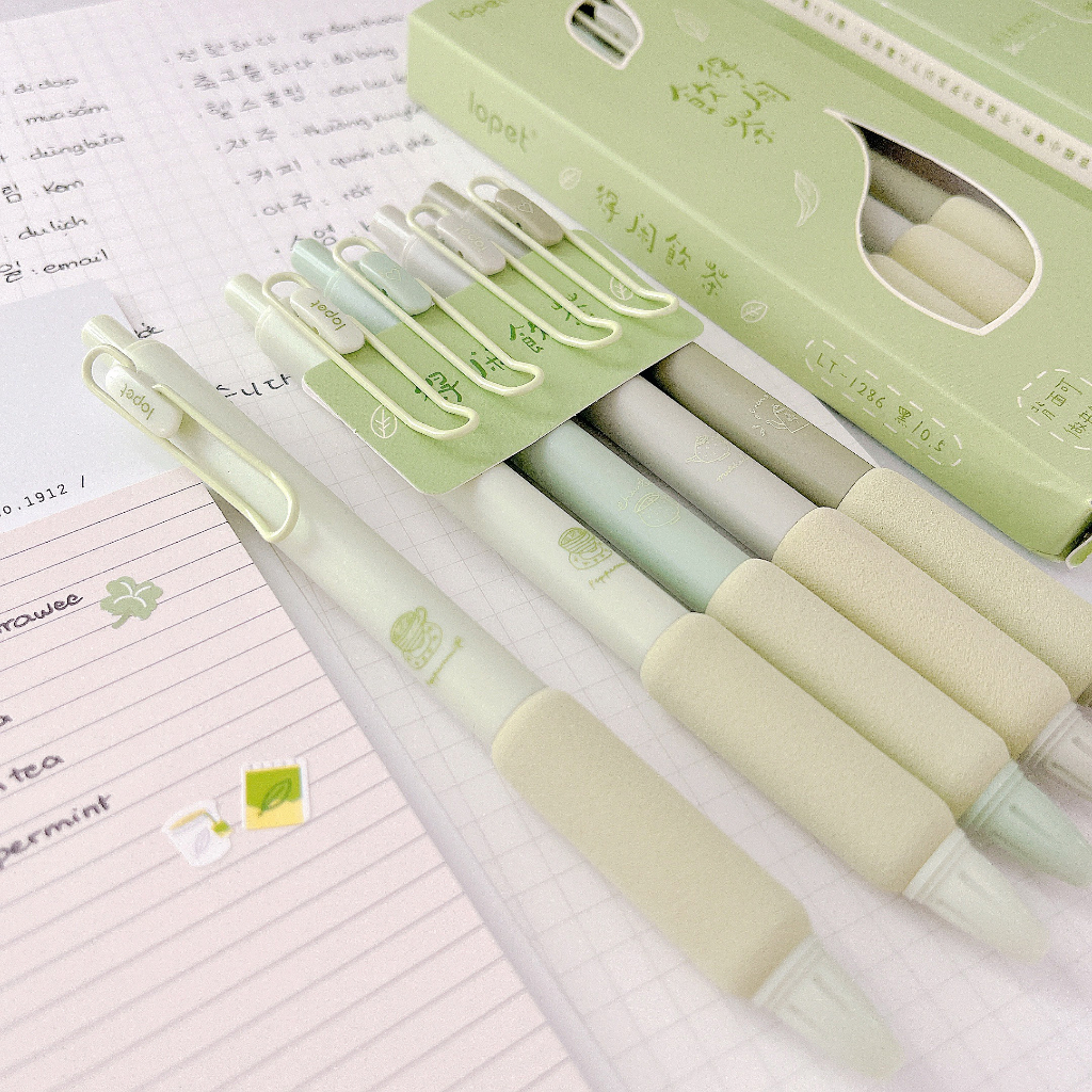 Bút gel Lopet Matcha ngòi 0.5