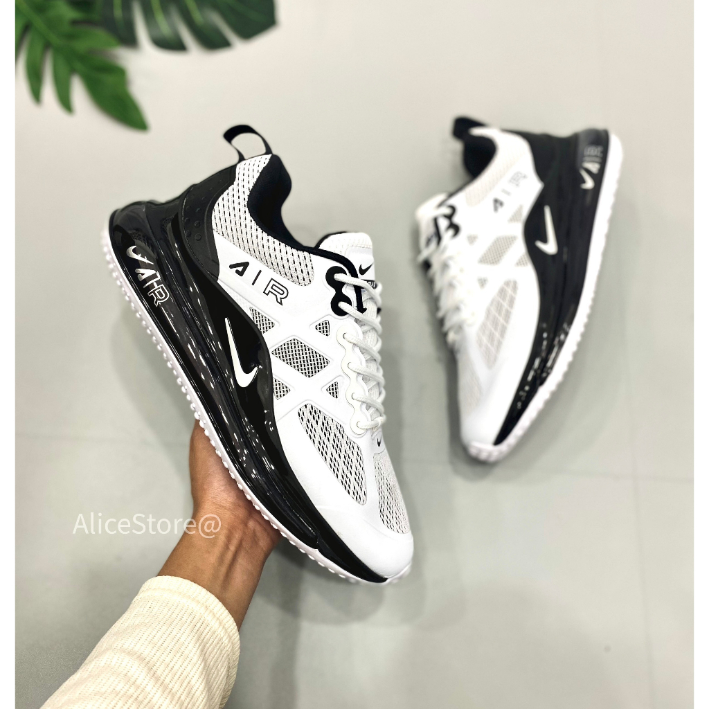 (VIDEO + FREE SHIP) GIÀY KHÍ AIR MAX 720 ĐEN TRẮNG