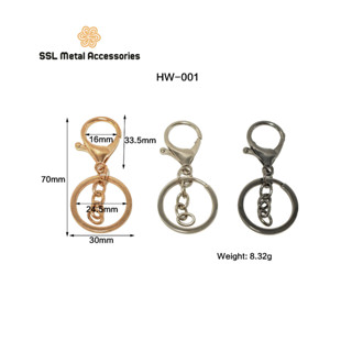 (5 cái) Móc khóa, móc càng cua lớn thời trang mới nhiều màu cho túi xách, phụ kiện túi ví, móc khóa HW-001