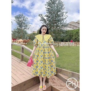 Đầm bbd cổ nhọn bèo
