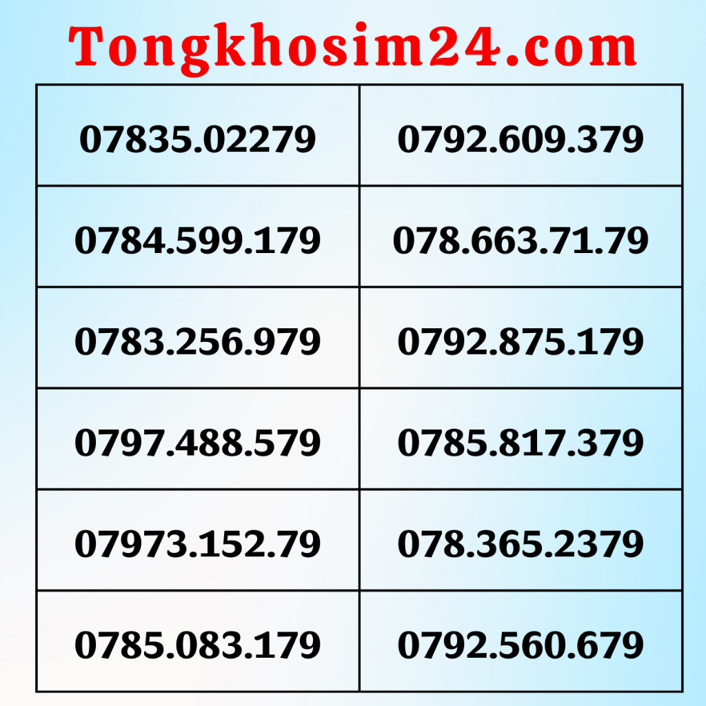 Sim số đẹp mobi THẦN TÀI 79, 079, 179, 279, 379, 579, 979 Sim Mobi đầu 078, 079 [Đăng ký chính chủ + Esim: Miễn Phí]