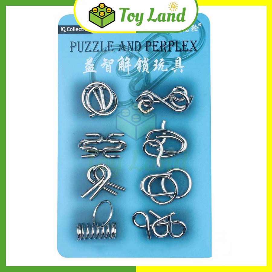 Đồ Chơi Trí Tuệ Tháo Vòng Sắt Wire Puzzle Khóa Khổng Minh