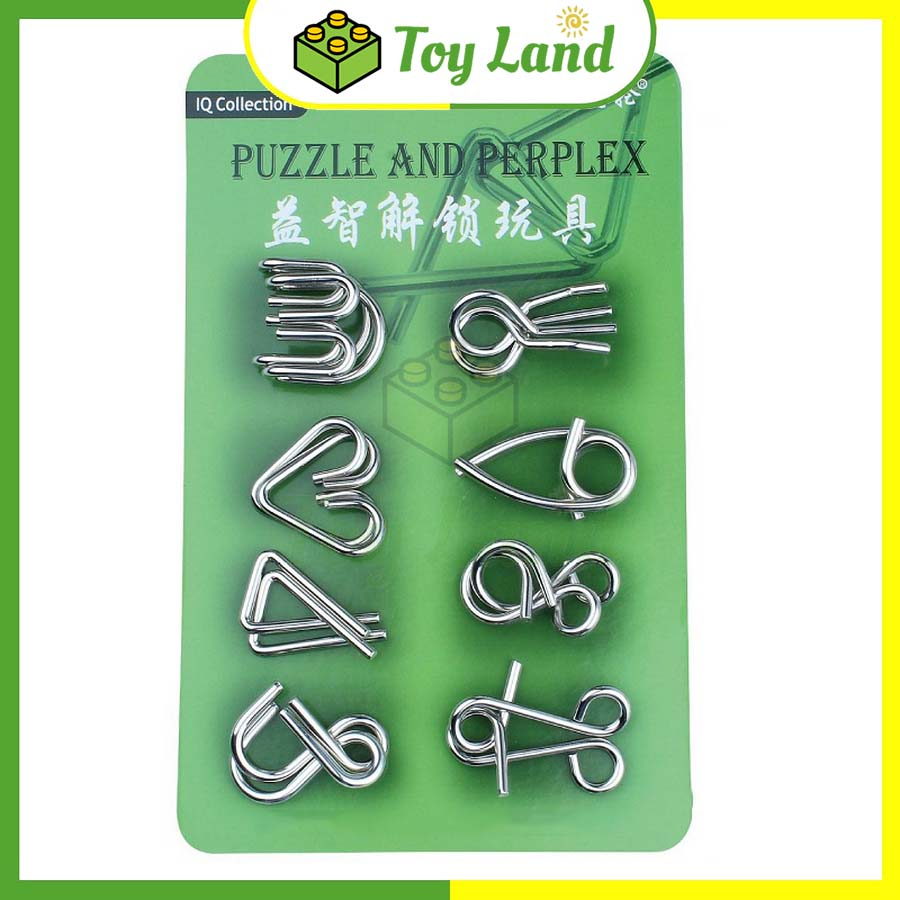 Đồ Chơi Trí Tuệ Tháo Vòng Sắt Wire Puzzle Khóa Khổng Minh