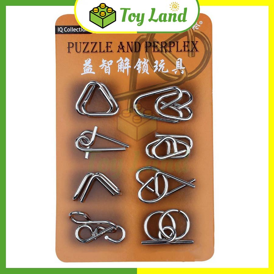 Đồ Chơi Trí Tuệ Tháo Vòng Sắt Wire Puzzle Khóa Khổng Minh