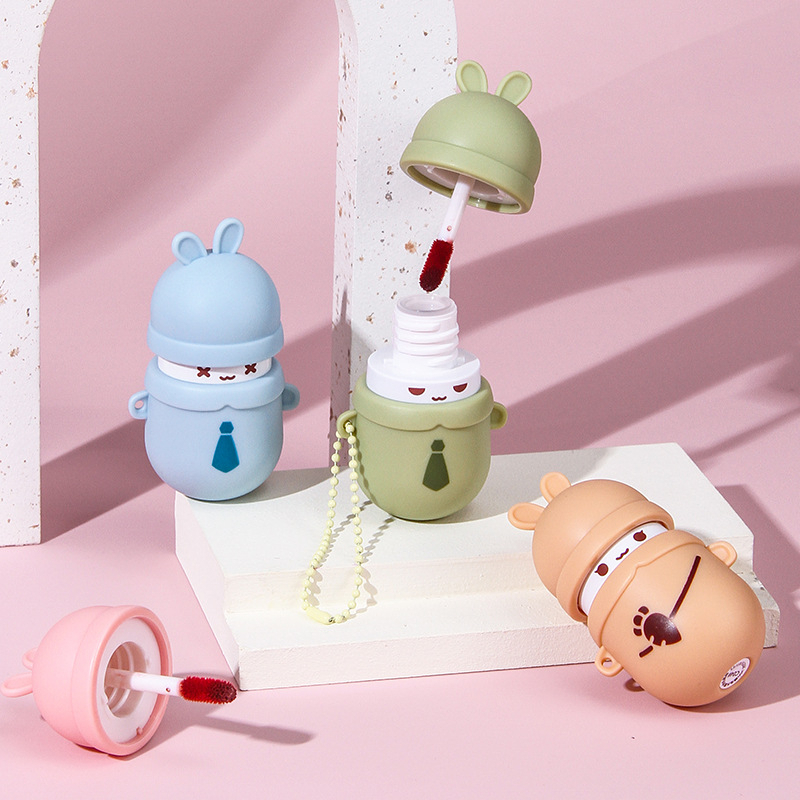 Son Môi Móc Khóa Hình Thỏ VGN Có Dưỡng mềm mịn căng mọng môi lâu trôi