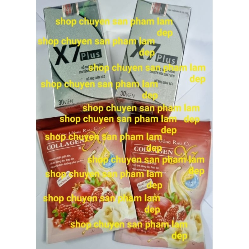 Giảm cân x7+ mua 2hộp tặng 1cao tan mỡ