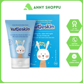 Kutieskin kem bôi chàm sữa CHÍNH HÃNG tuýp 30g, Kem bôi chàm, lác sữa cho bé bị mụn ngứa,viêm da cơ địa,nút nẻ, mụn nước