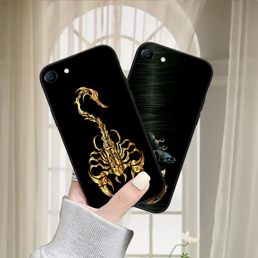 Ốp Realme 1 , 2 in hình rồng long phượng hổ báo bọ cạp cá chép