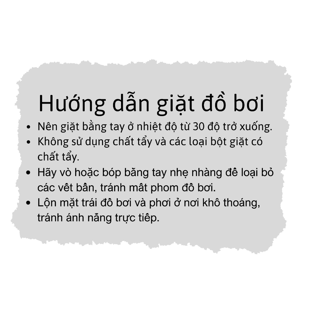 Đồ bơi 1 mảnh màu đen phối vai trắng