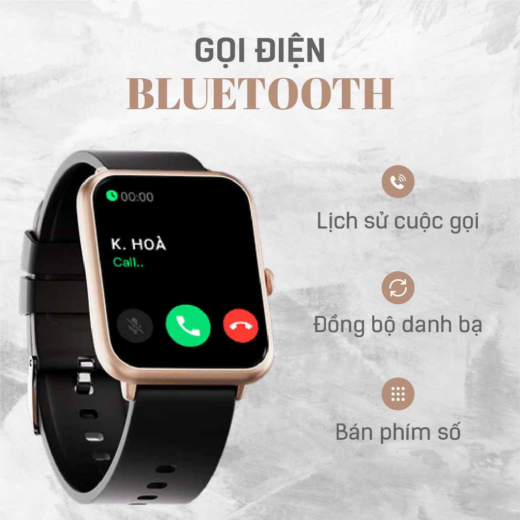 Đồng hồ thông minh FireBoltt Ninja Call Pro Plus  - Hãng phân phối chính thức | Màn hình HD | Nghe gọi Bluetooth